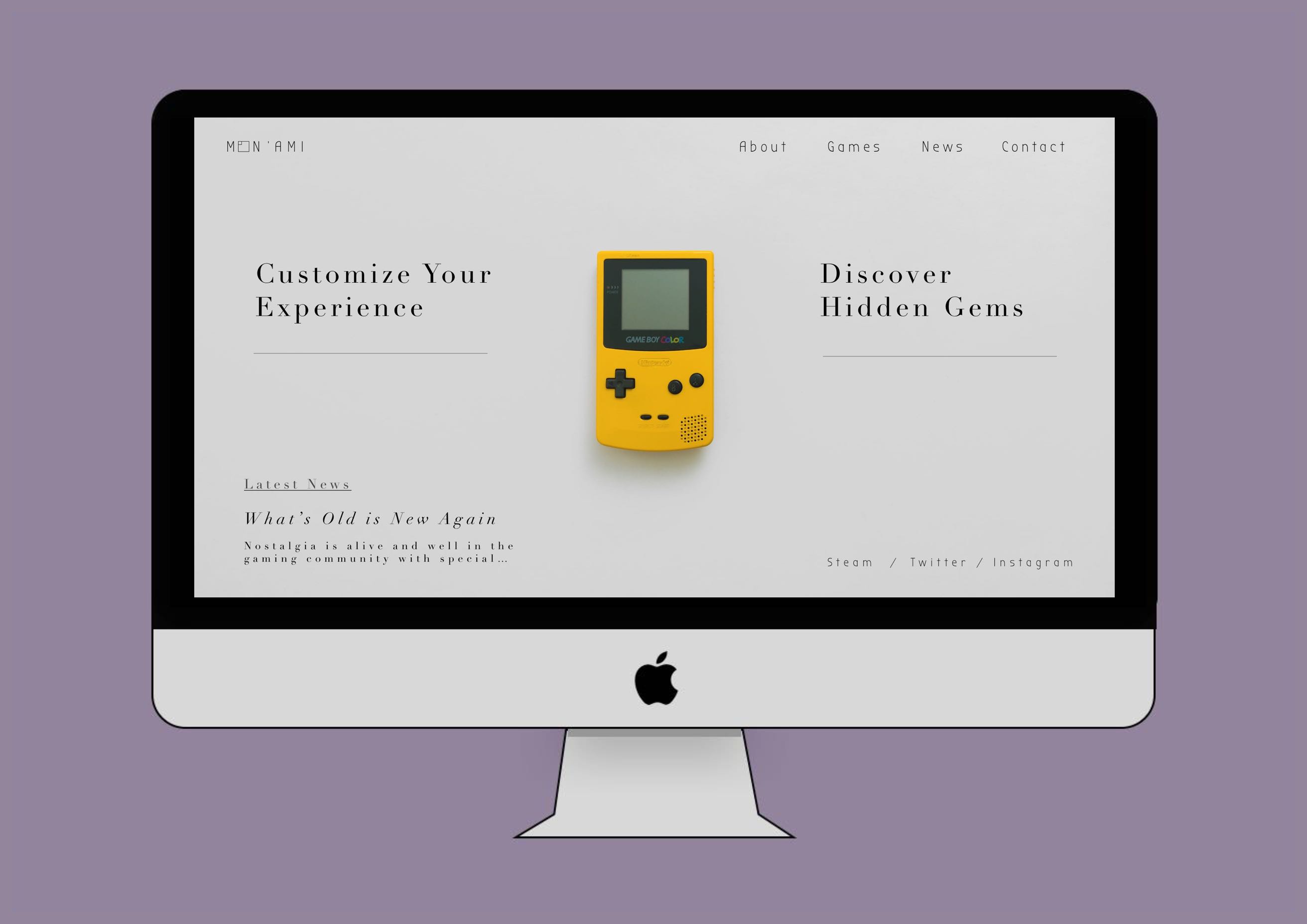 image of homepage