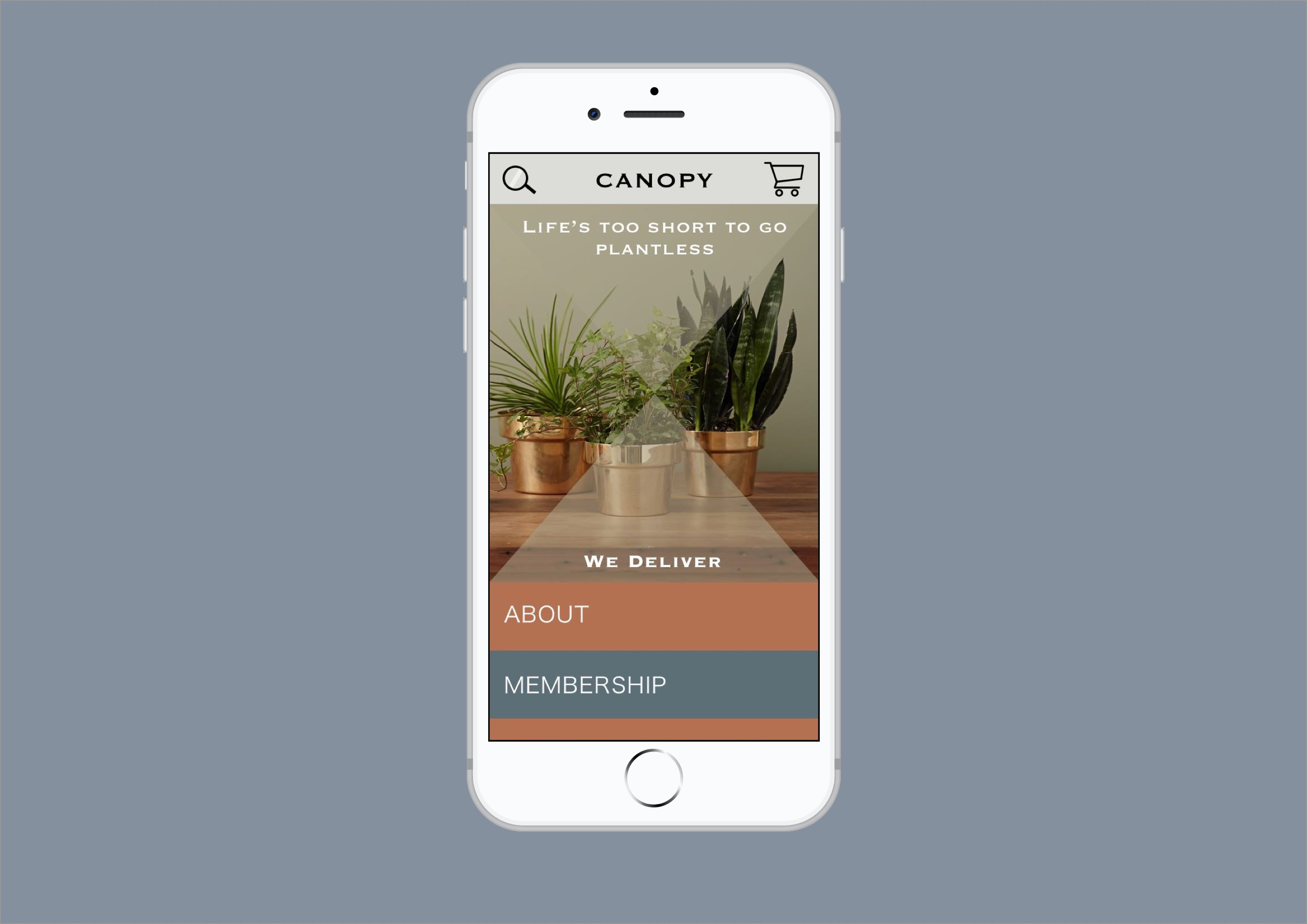 mobile phone design homepage